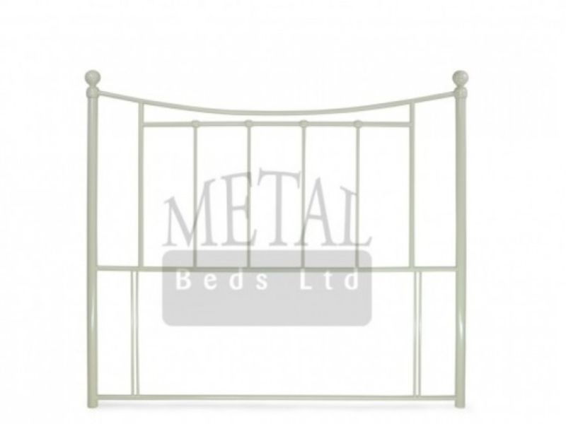 Metal Beds Bristol 5ft Kingsize Ivory Headboard