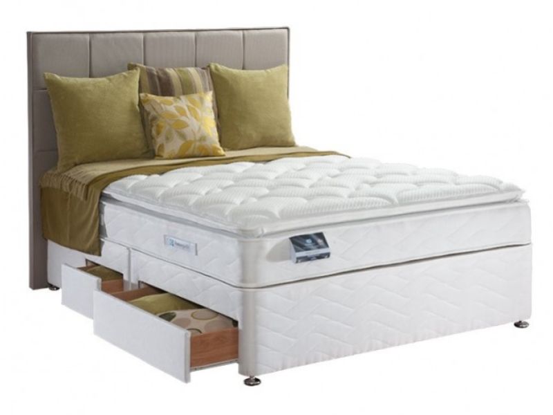 Sealy Pearl Luxury 6ft Super Kingsize Divan Bed