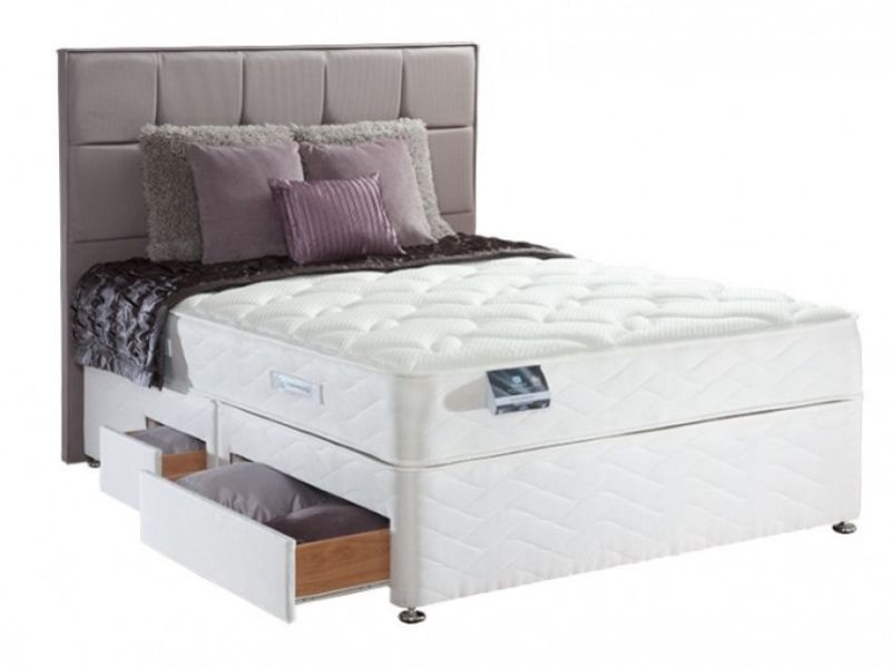 Sealy Pearl Memory 6ft Super Kingsize Divan Bed