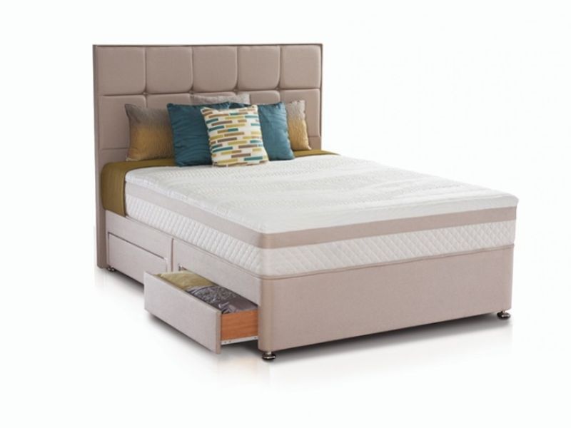 Sealy Pearl Reflexion 4ft6 Double Divan Bed