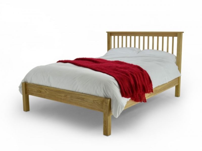 Metal Beds Ashbourne 4ft6 (135cm) Double Oak Bed Frame