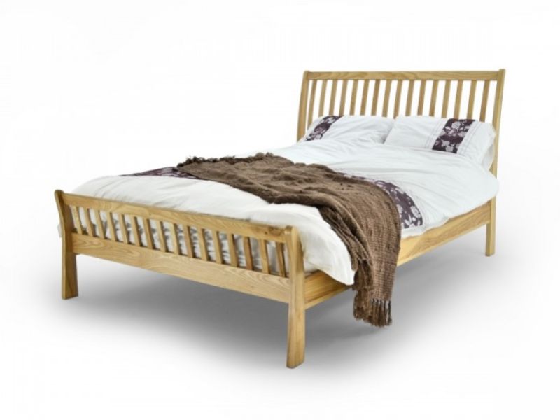 Metal Beds Ashton 4ft6 (135cm) Double Oak Bed Frame