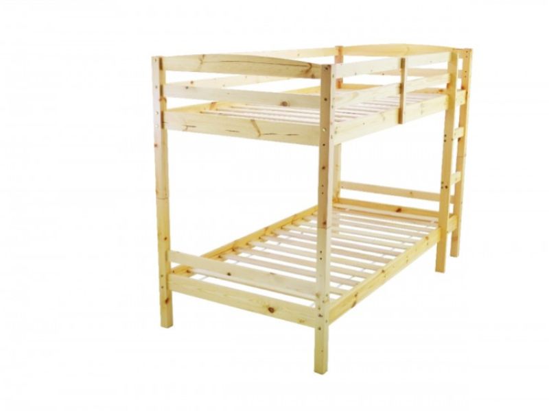 Metal Beds Nordic Pine Wooden Bunk Bed