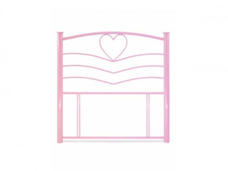 Metal Beds Love 3ft (90cm) Single Pink Headboard