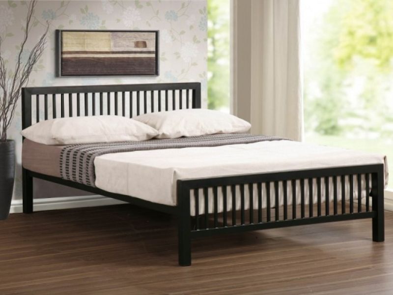 Time Living Meridian 3ft Single Black Metal Bed Frame