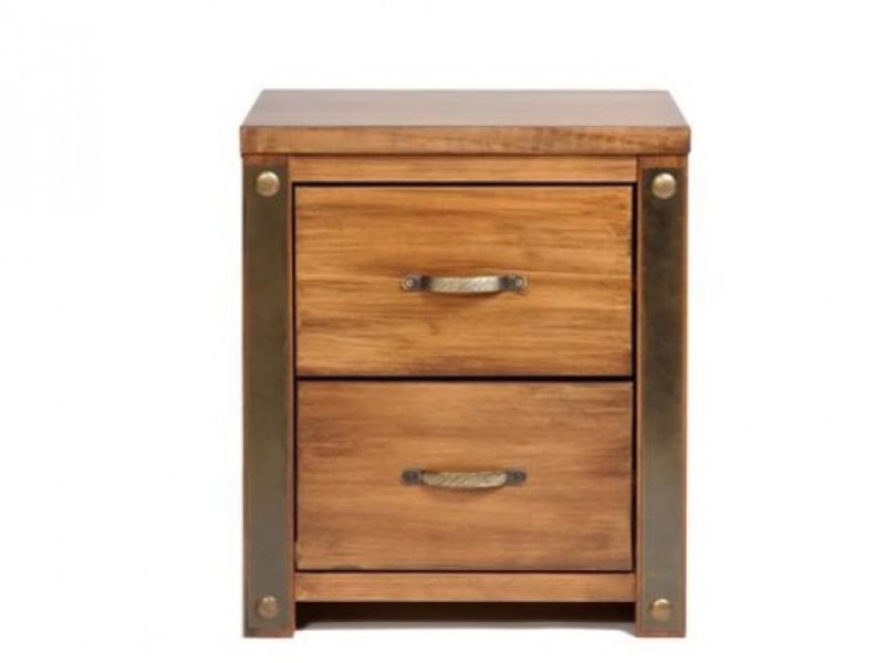 Core Forge 2 Drawer Bedside
