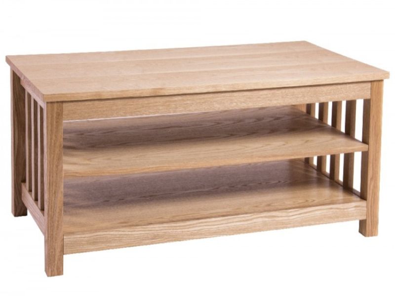 GFW Royal Oak TV unit in Oak Effect