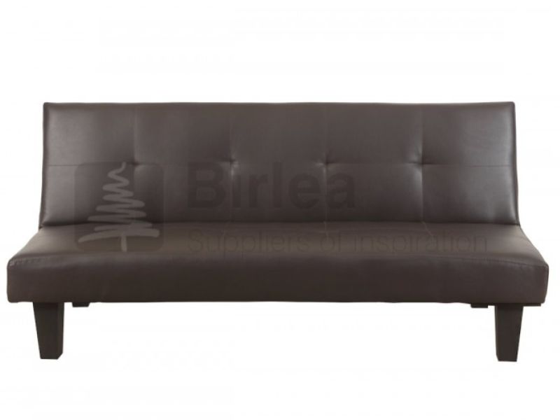Birlea Franklin Brown Faux Leather Sofa Bed