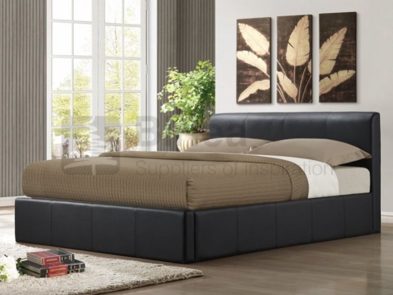 Birlea Ottoman 3ft Single Ottoman Brown Faux Leather Bed Frame