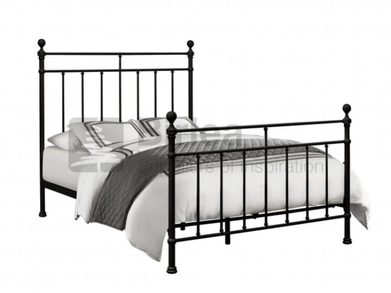 Birlea Clara 4ft6 Double Black Metal Bed Frame