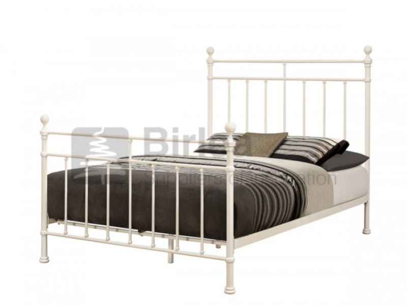 Birlea Clara 5ft Kingsize Cream  Metal Bed Frame