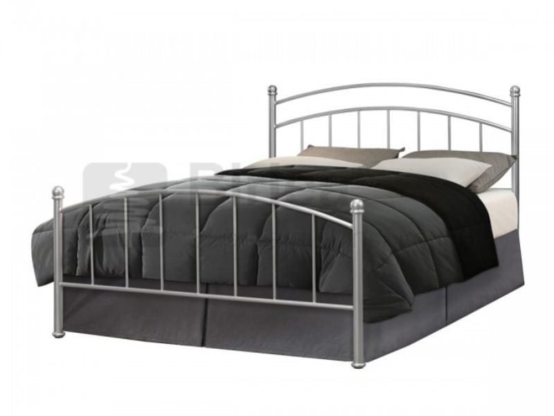 Birlea Eleanor 4ft6 Double Silver Metal Bed Frame