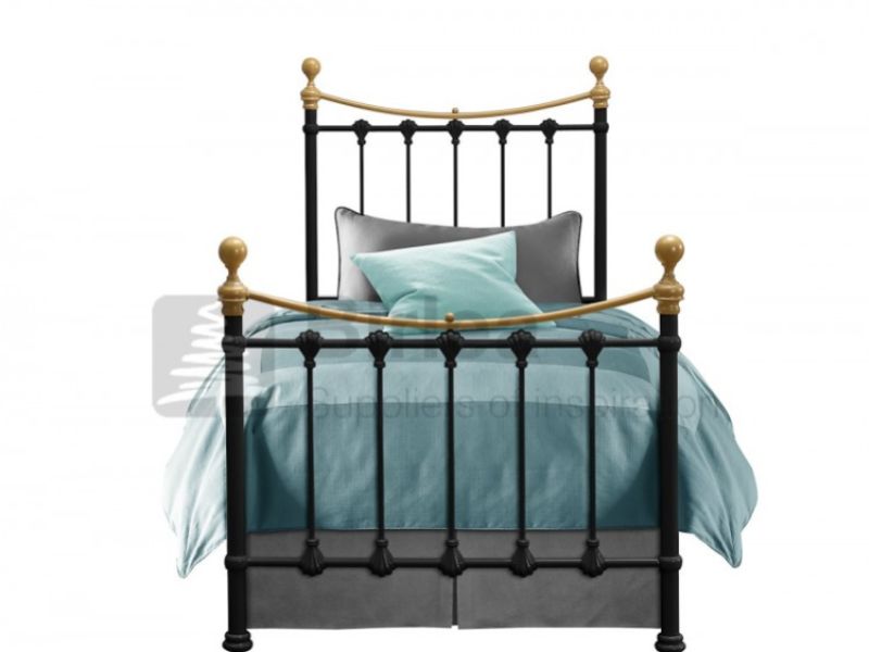 Birlea Montrose 3ft Single Black Metal Bed Frame