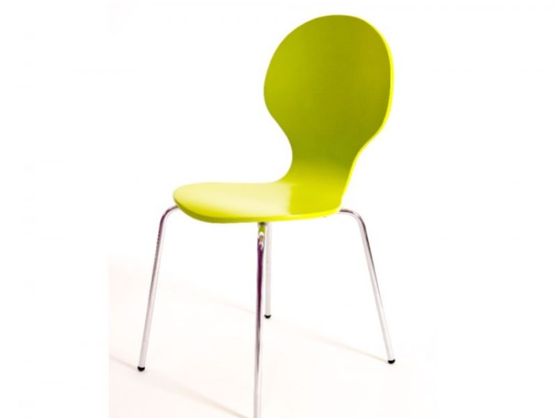 GFW Jersey Set of 4 Lime Dining Chairs
