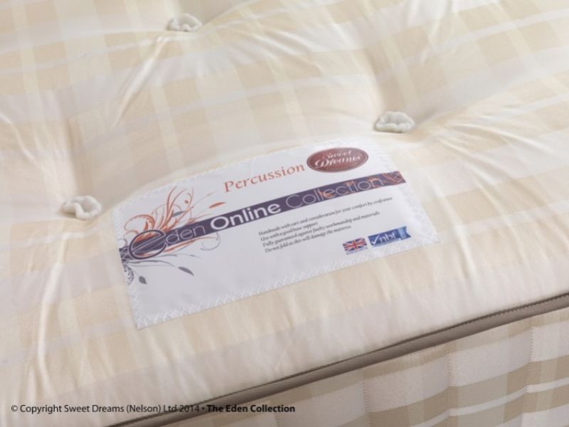 Sweet Dreams Percussion 5ft Kingsize Open Coil Sprung Divan Bed