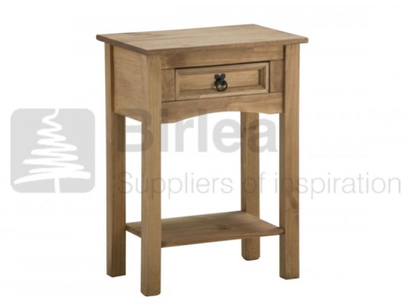 Birlea Corona Pine 1 Drawer Console Table