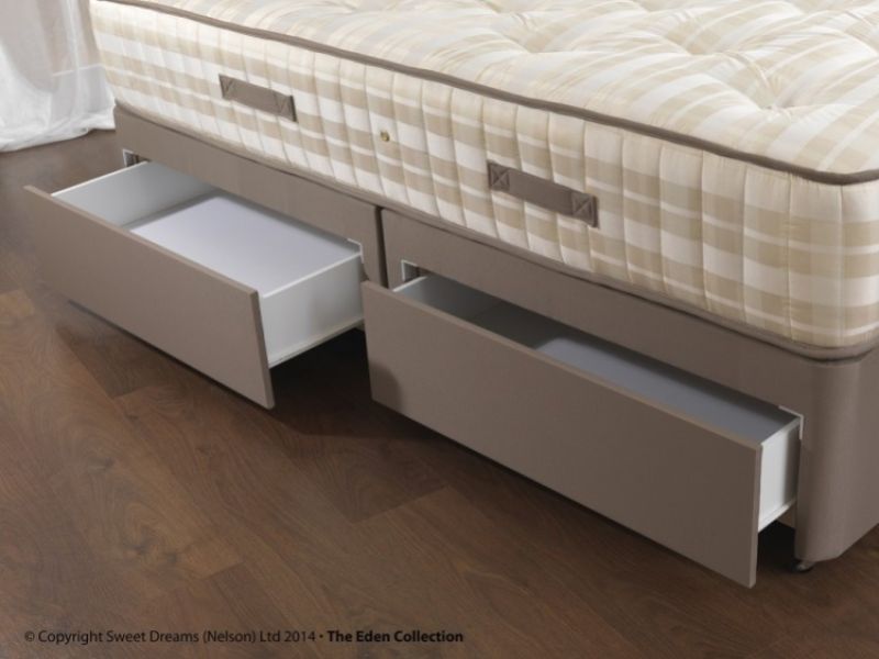 Sweet Dreams Percussion 5ft Kingsize Open Coil Sprung Divan Bed