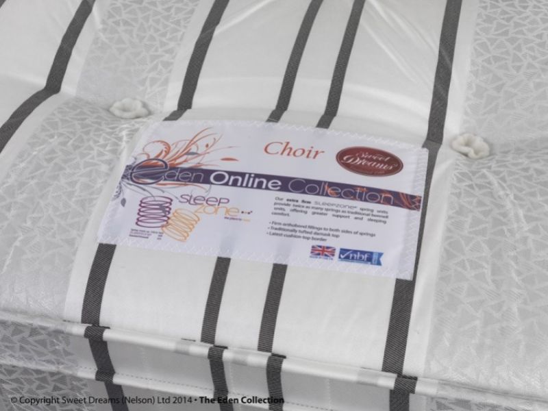Sweet Dreams Choir 5ft Kingsize Sleepzone Mattress