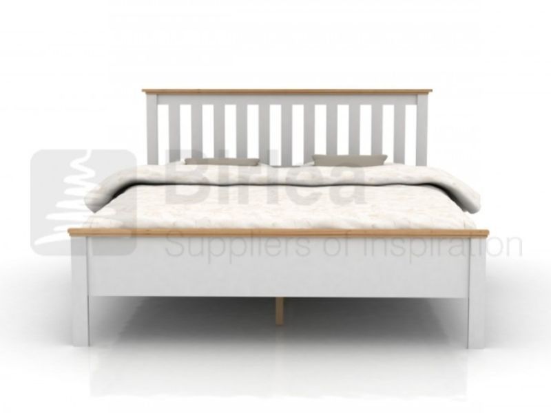 Birlea Richmond 4ft6 Double White Wooden Bed Frame