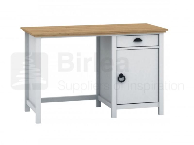 Birlea Richmond White And Pine Desk