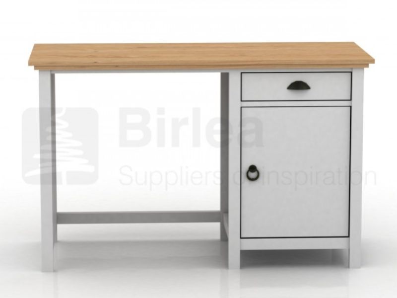 Birlea Richmond White And Pine Desk