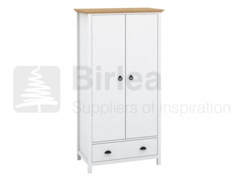 Birlea Richmond White And Pine Wardrobe