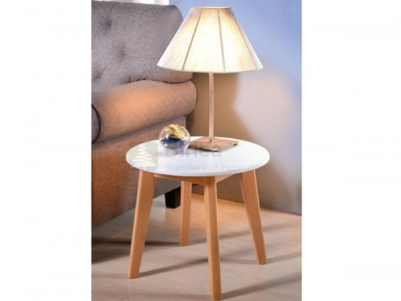 Birlea Felicity Circular Lamp Table
