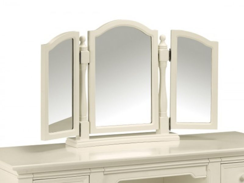 Julian Bowen Josephine Stone White Triple Mirror