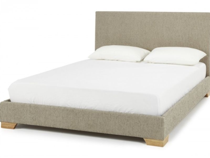 Serene Emily 6ft Super Kingsize Latte Fabric Bed Frame