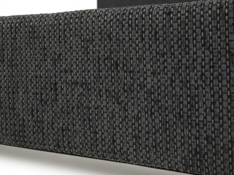 Serene Emily 4ft6 Double Graphite Fabric Bed Frame