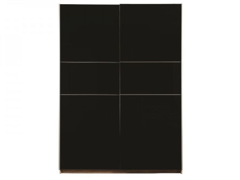 Sweet Dreams Gloss Black Sliding Door Wardrobe