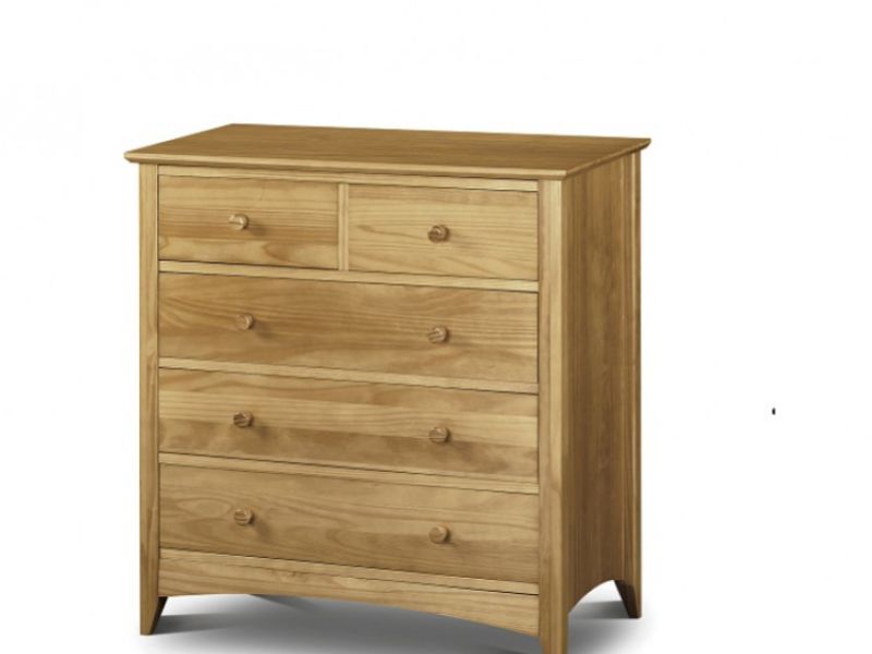 Julian Bowen Kendal Pine 3 + 2 Drawer Chest