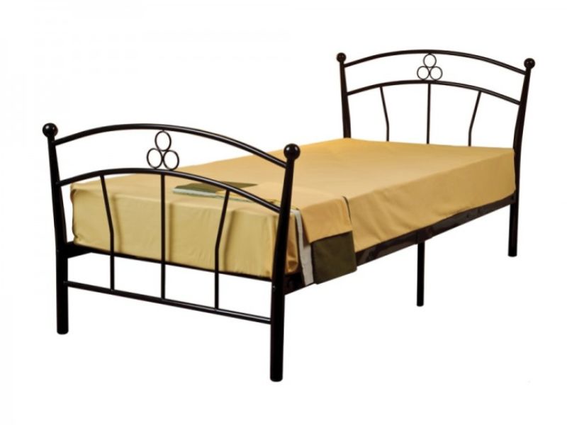 Sweet Dreams Melody 3ft Single Black Metal Bed Frame