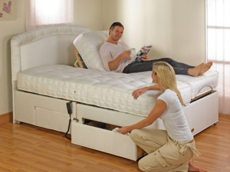 Furmanac Mibed Emily 4ft6 Double Electric Adjustable Bed