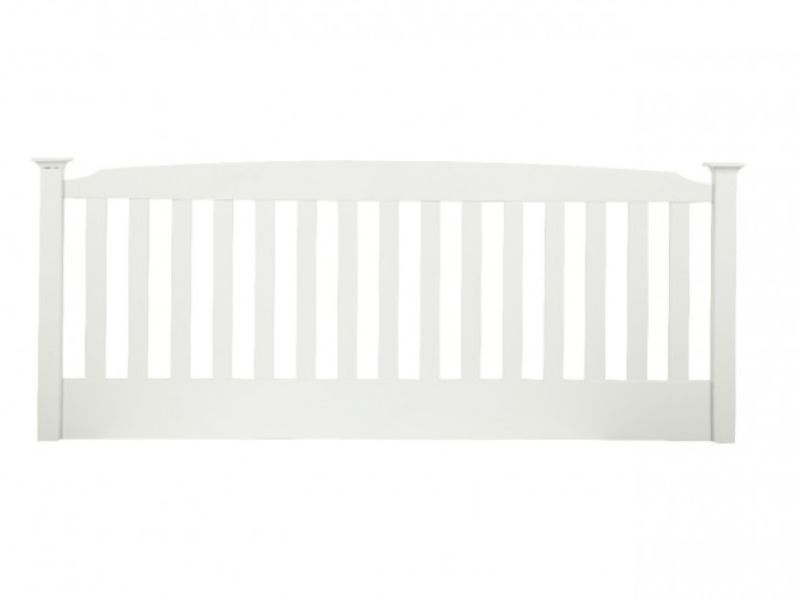 Serene Eleanor 3ft Single White Wooden Headboard