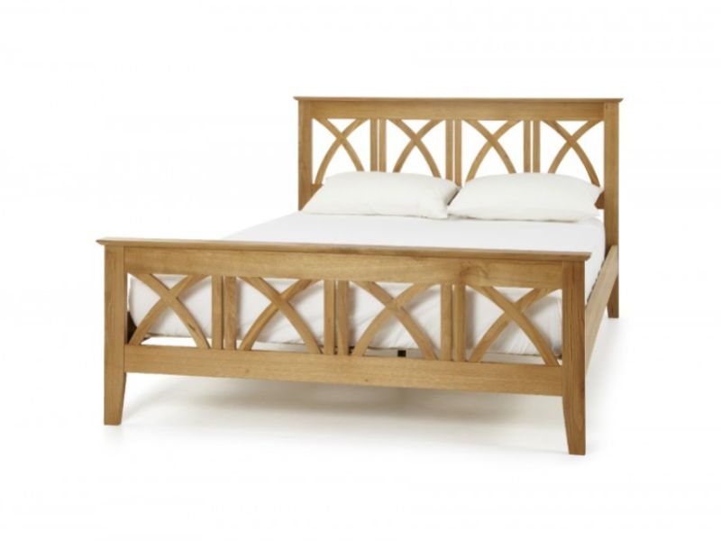 Serene Maiden 4ft6 Double Oak Bed Frame