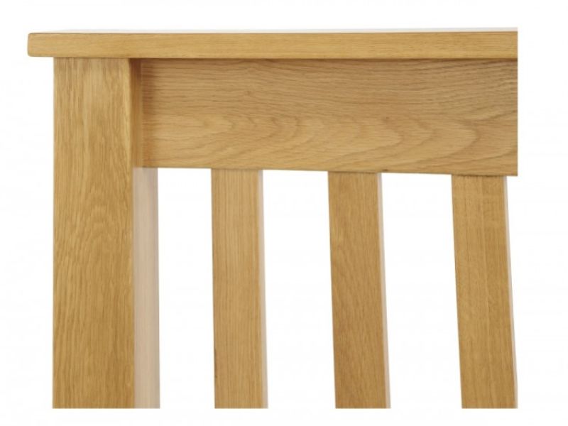 Serene Lincoln 4ft6 Double Oak Bed Frame