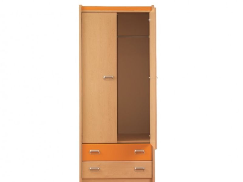 Sweet Dreams Satsuma 2 Door 2 Drawer Combi Wardrobe