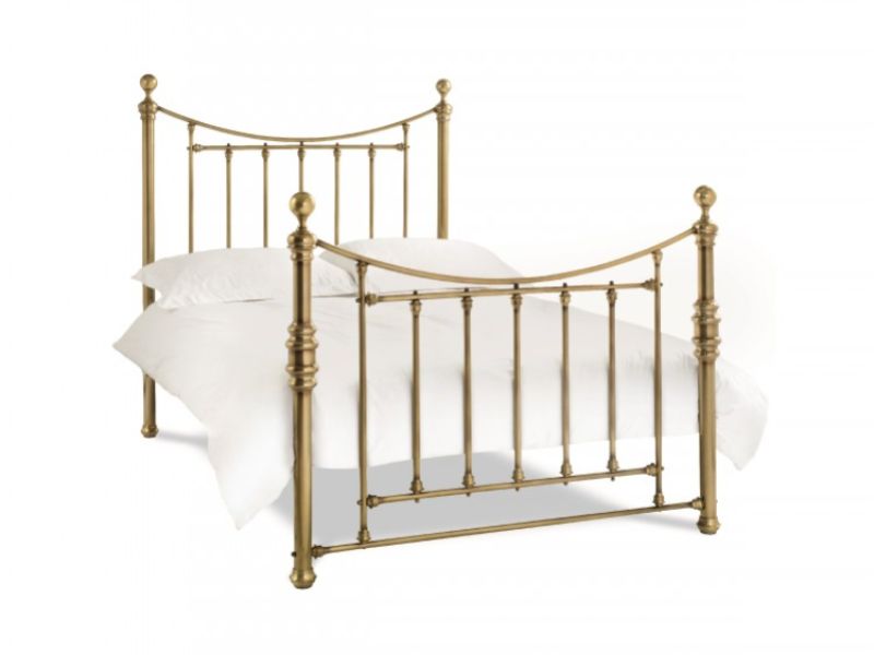 Bentley Designs Juliette 5ft Kingsize Brass Metal Bed Frame