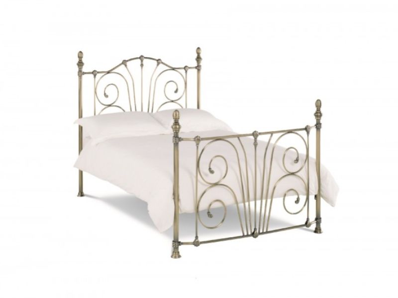 Bentley Rebecca 5ft Kingsize Brass Metal Bed Frame