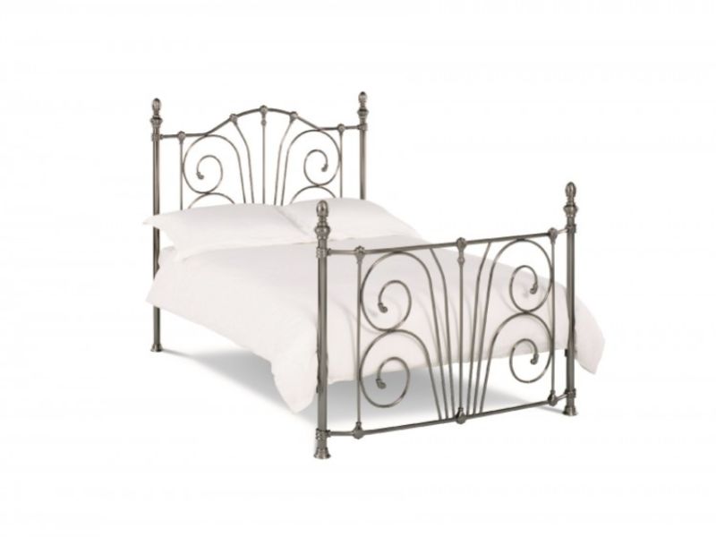 Bentley Rebecca 4ft6 Double Nickel Metal Bed Frame
