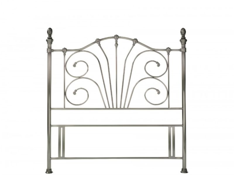 Bentley Rebecca 4ft6 Double Nickel Metal Headboard