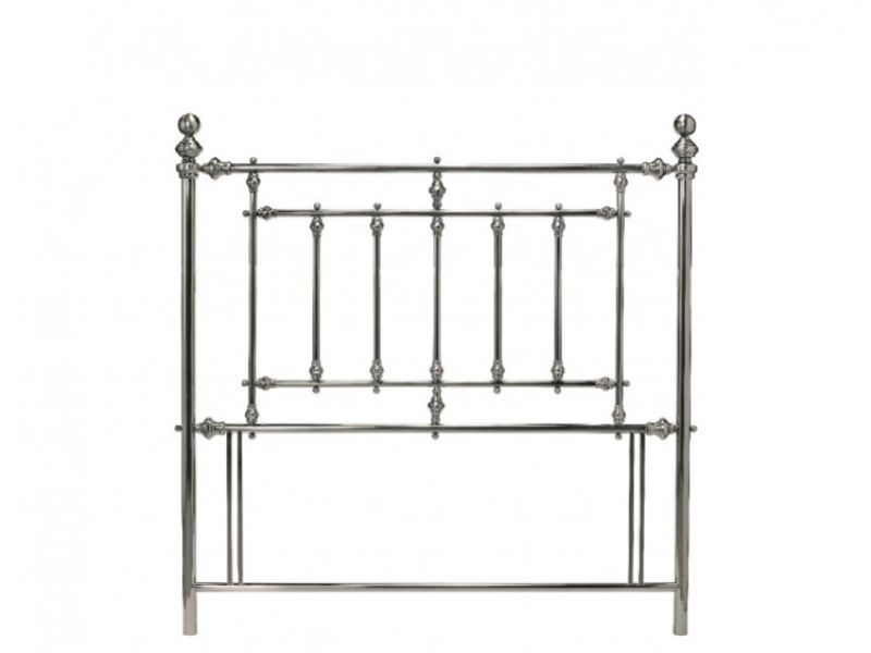 Bentley Designs Imperial 5ft Kingsize Nickel Metal Headboard