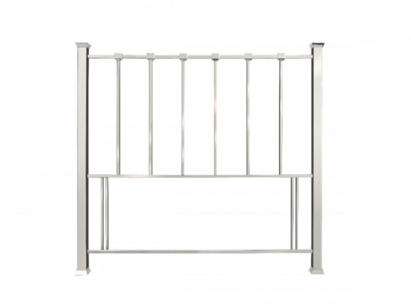 Bentley Designs Madison 5ft Kingsize Nickel Metal Headboard