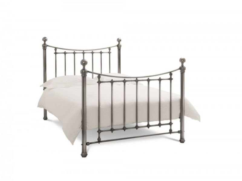 Bentley Designs Isabelle 4ft6 Double Nickel Metal Bed Frame