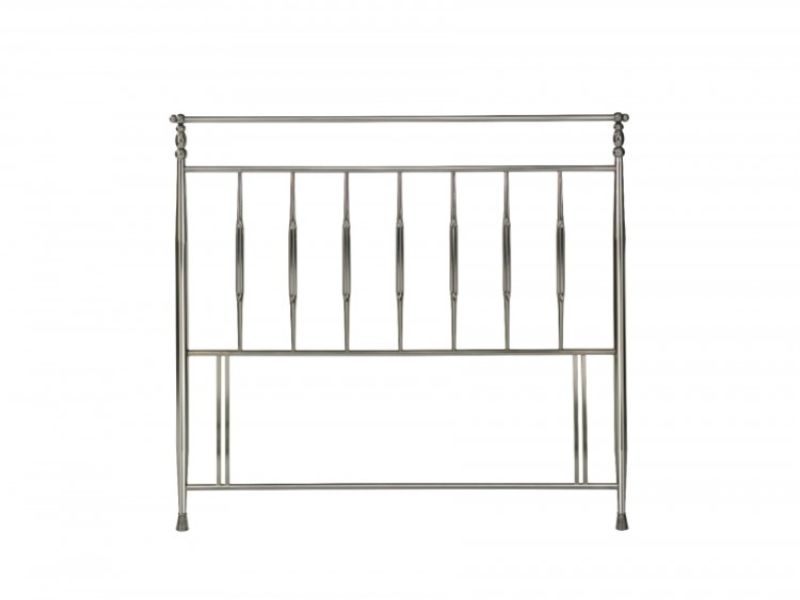 Bentley Designs Arden 4ft6 Double Nickel Metal Headboard