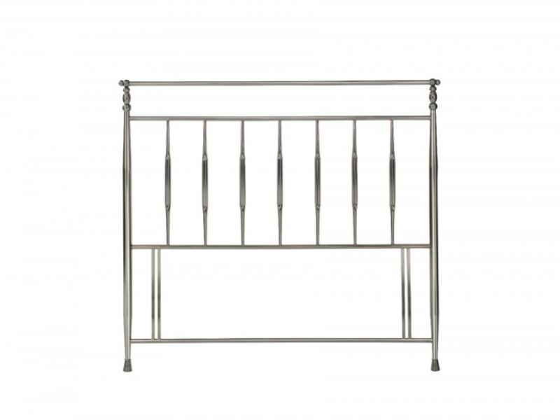 Bentley Designs Arden 5ft Kingsize Nickel Metal Headboard