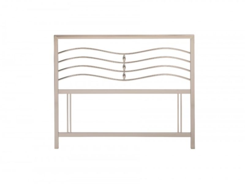Bentley Designs Revo 5ft Kingsize Nickel Metal Headboard