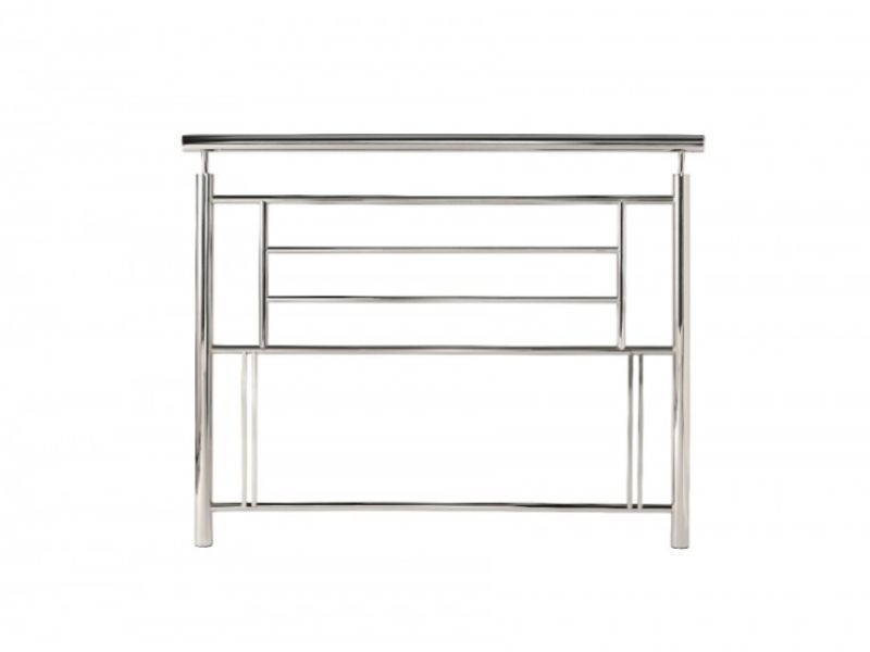 Bentley Designs Sigma 5ft Kingsize Nickel Metal Headboard