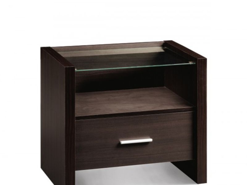 Julian Bowen Havana Wenge 1 Drawer Bedside